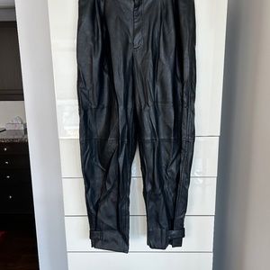 Mango Soft Faux Leather Pants